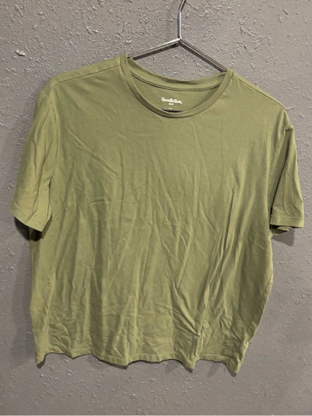 Goodfellow & Co Olive Crew Neck Short Sleeve Tee